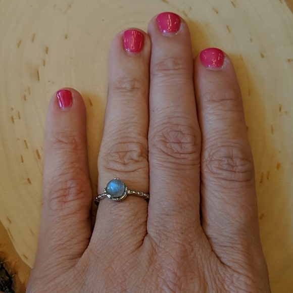 925 Sterling Silver Moonstone Adjustable - Picture 8 of 8